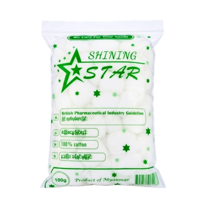 [01190023] Shining Star Cotton Ball 100g