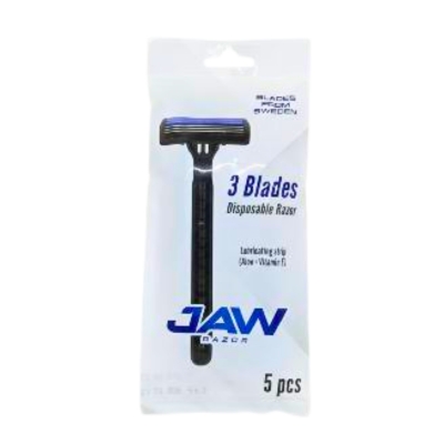 [12100023] Jaw 3 Blades Razor Ladies Polybag