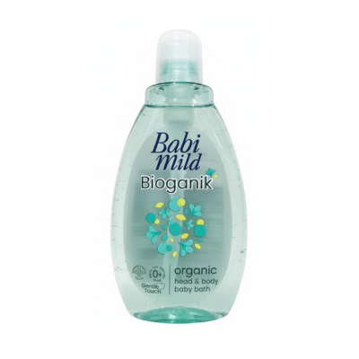 [01020029] Babi Mild Organic Head and Body Baby Bath (Bioganik) 180ml